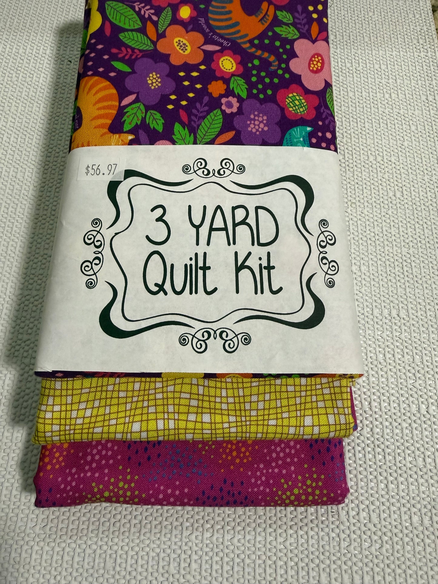 3 yard Quilt Kit Kitties