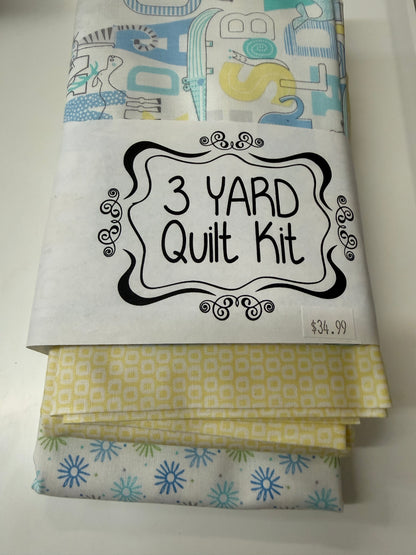 3 yard Quilt Kit Animal Alphabet