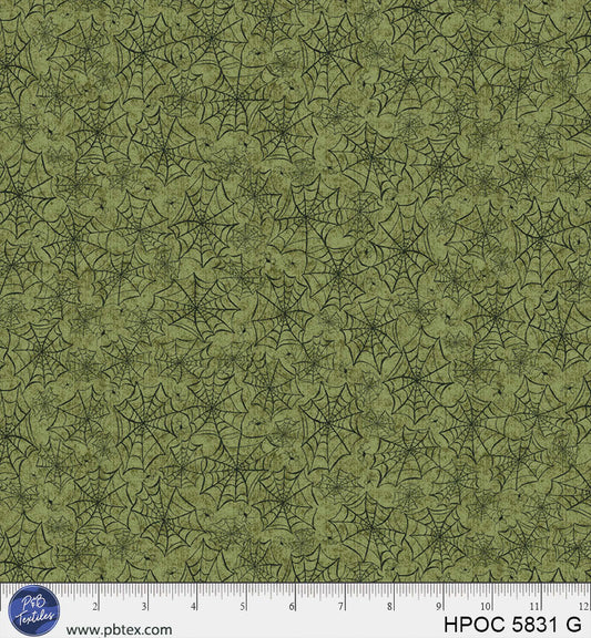 Hocus pocus green spider webs