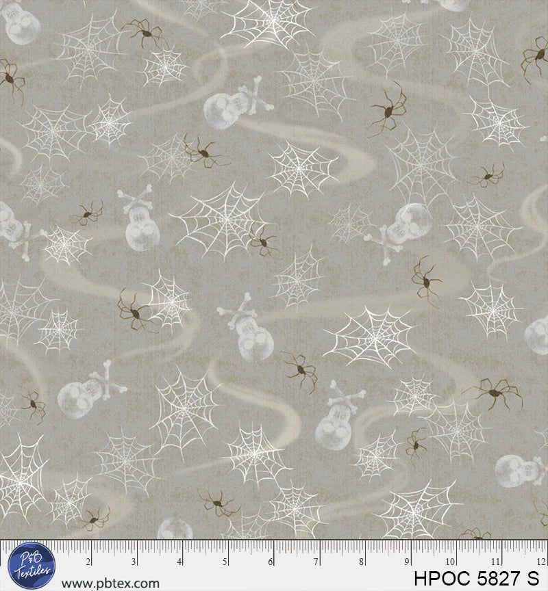 Hocus Pocus  SMOKEY SPIDER WEB ALLOVER