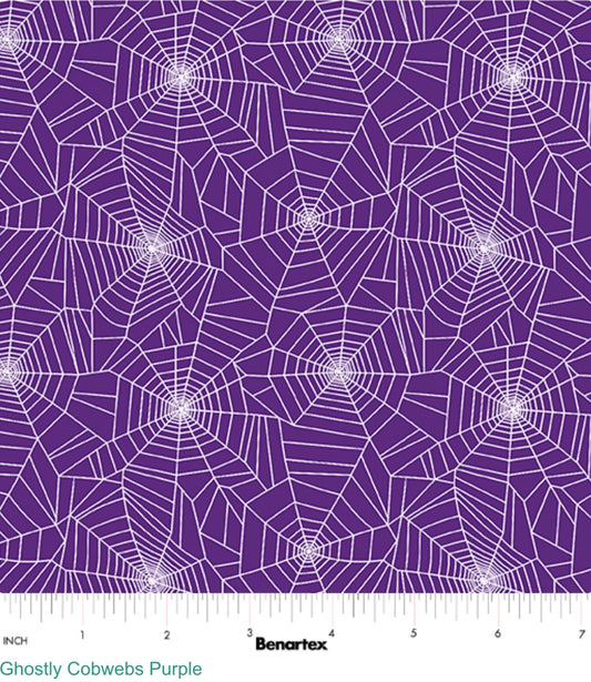 Ghostly Cobwebs Purple