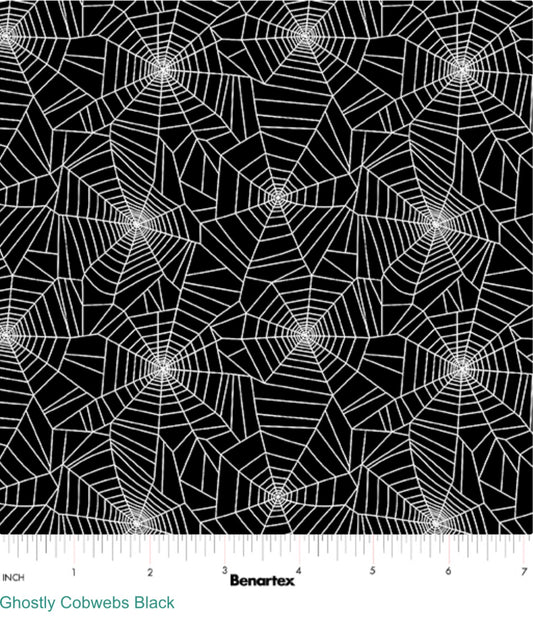 Ghostly Cobwebs Black