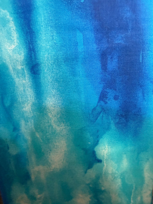 Solid Turquoise Blue C&C FABRICS