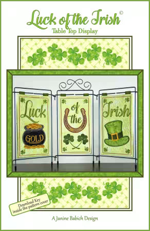 Luck Of The Irish Table Top Display Embroidery
