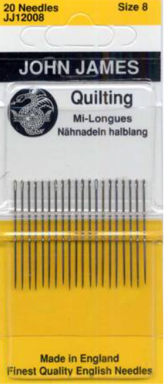 John James Between / Quilting Needles Size 8 20ct