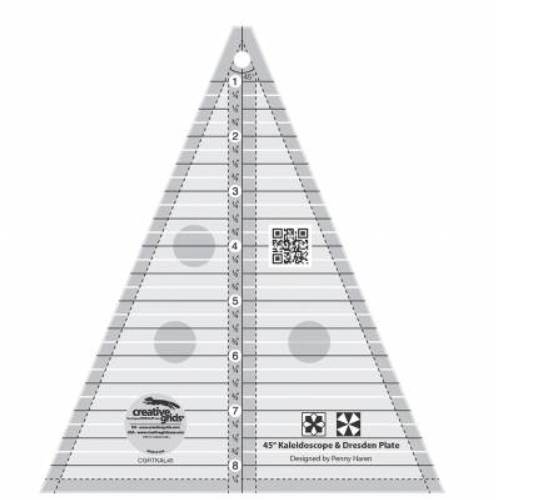 Creative Grids 45 Degree Kaleidoscope & Dresden Plate