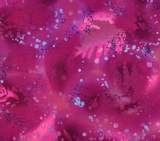 Fossil fern, raspberry slush