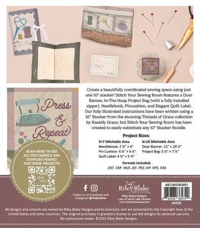 Stitch Your Sewing Room - Machine Embroidery USB