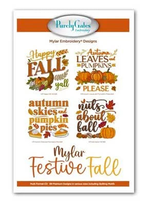 Mylar Festive Fall by Purely Gates