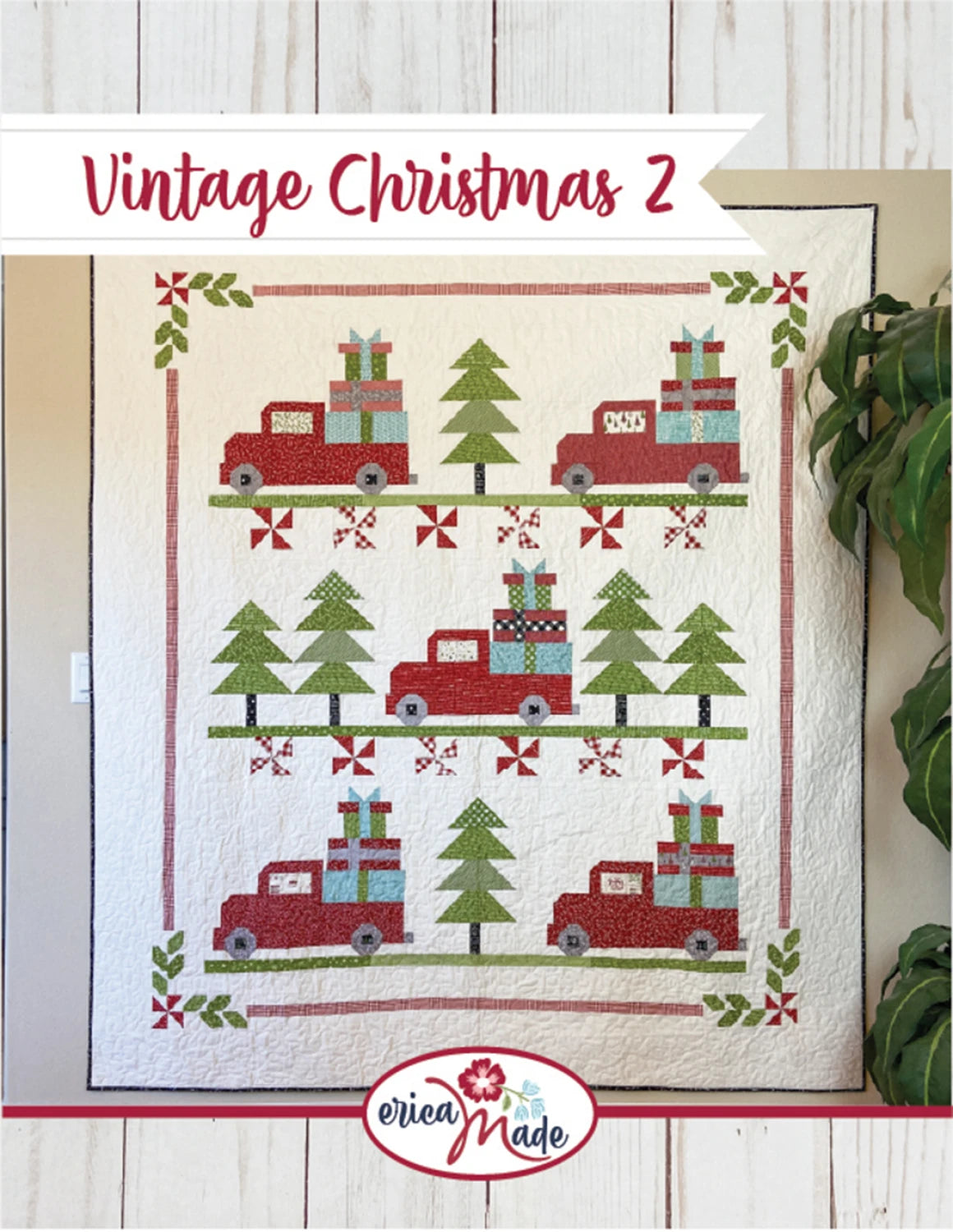 Vintage Christmas 2 Quilt Pattern by Erica Made