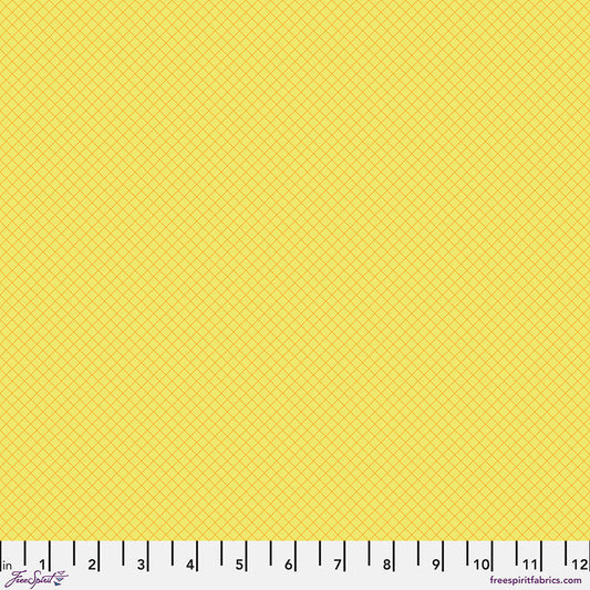 FreeSpirit Tula Pink True Colors On The Grid - Highlighter