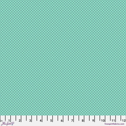 FreeSpirit Tula Pink True Colors On The Grid - Raindrop