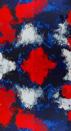 Northcott patriotic parade cobalt blue 40182–47