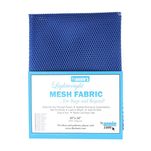 Blast Off Blue Lightweight Mesh 1/2 yard package