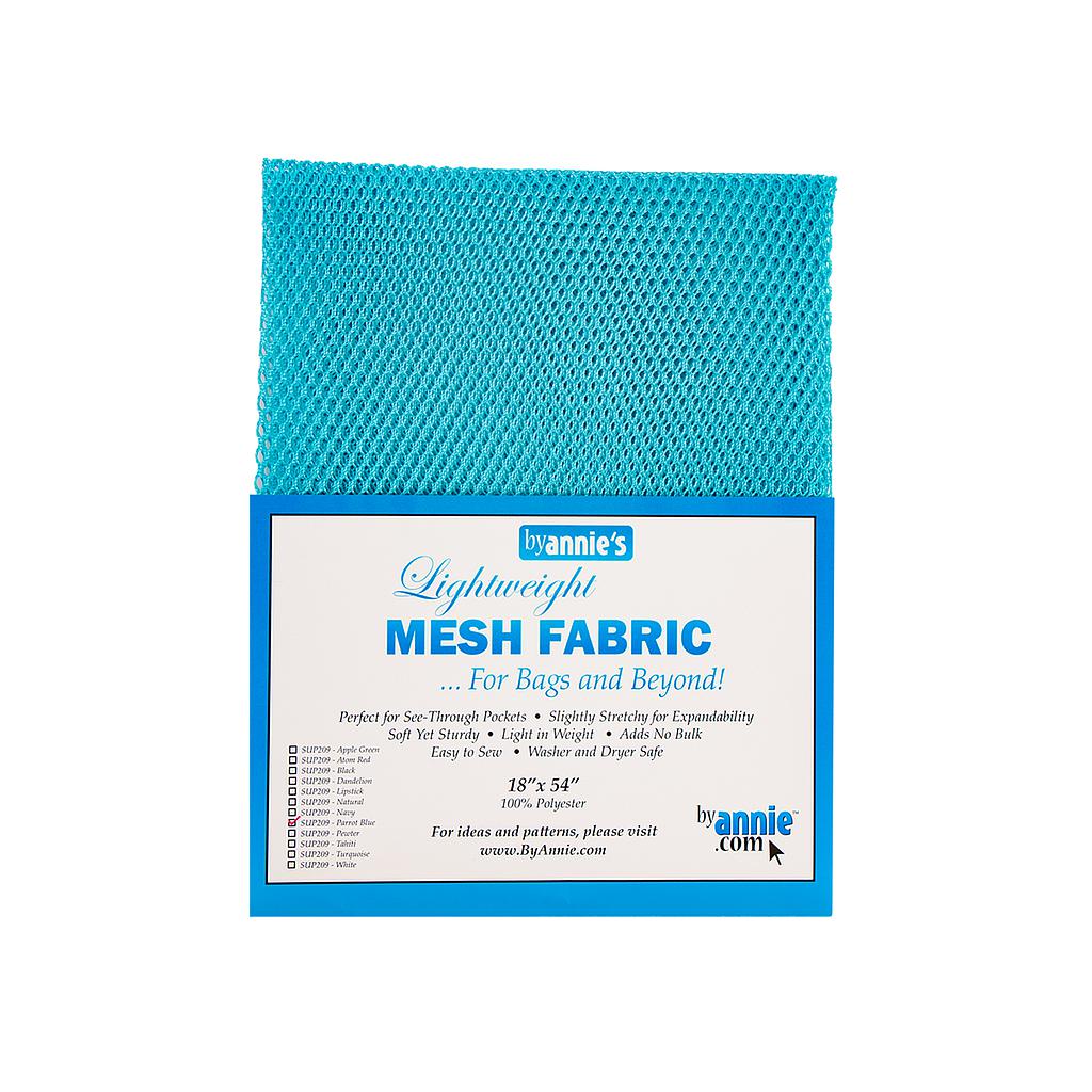 Lightweight Mesh Fabric Parrot Blue