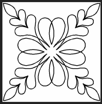 Feathered Hearts Stencil