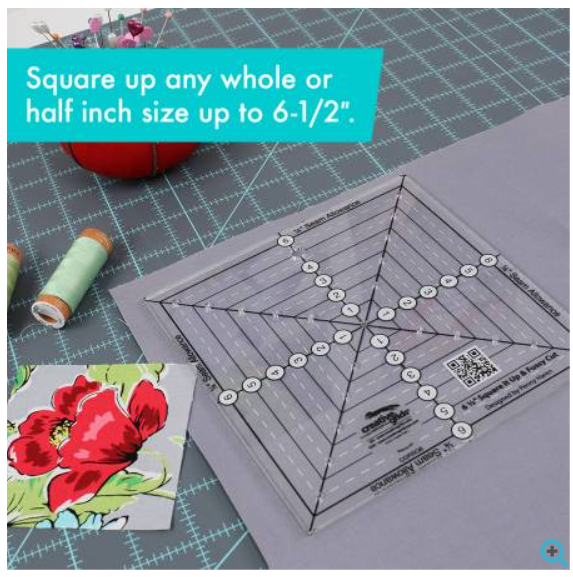 Creative Grids Quilt Ruler 6 1/2 inch Square