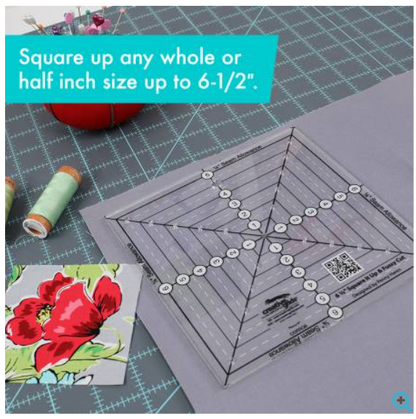 Creative Grids Quilt Ruler 6 1/2 inch Square