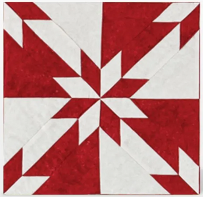 GO! Hunter Star-6" Finished (Makes 12" Finished Blocks) Die # 55166