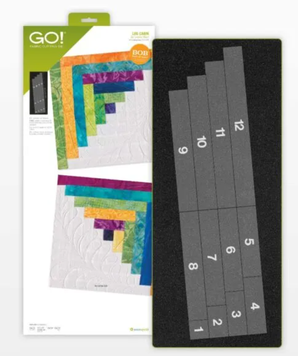 Accuquilt GO! Scrappy Star Log Cabin Quilt Pattern # PQ10259