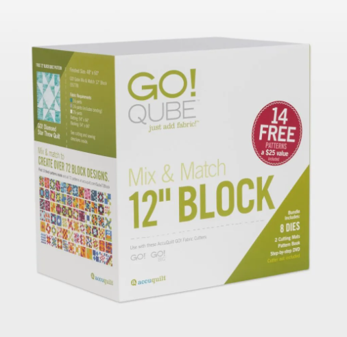Accuquilt GO! Qube Mix & Match 12" Block # 55778