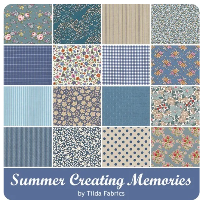 Creating Memories FQB 16 Fabrics 20x22in Summer by Tilda Fabrics