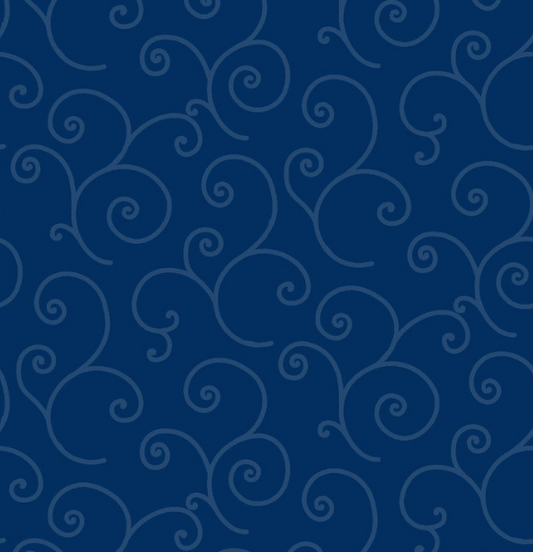 Kimberbell Basics Navy Tonal Fabric