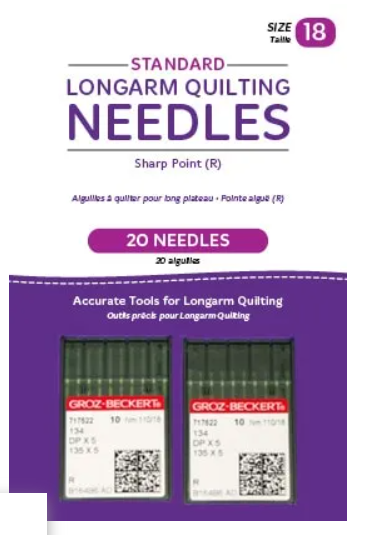 Handi Quilter Longarm Quilting Needles Standard Sharp Point Size 18