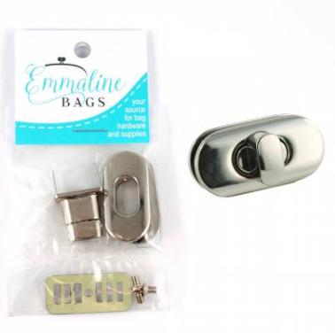 Emmaline Bags Small Turn lock - Nickel