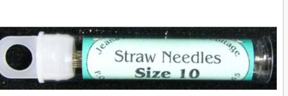 Foxglove Cottage Milliners / Straw Needle Size 10 16ct