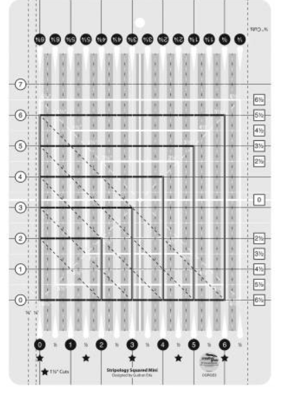 Creative Grids Stripology® Mini Quilt Ruler