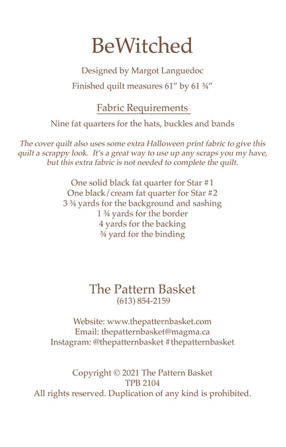BeWitched The Pattern Basket