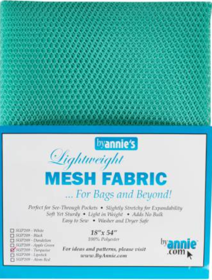 ByAnnie's Lightweight Mesh Fabric Turquoise