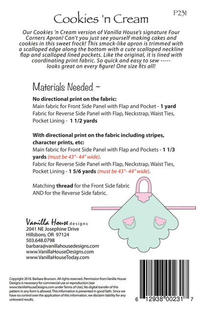 Cookies N Cream Apron