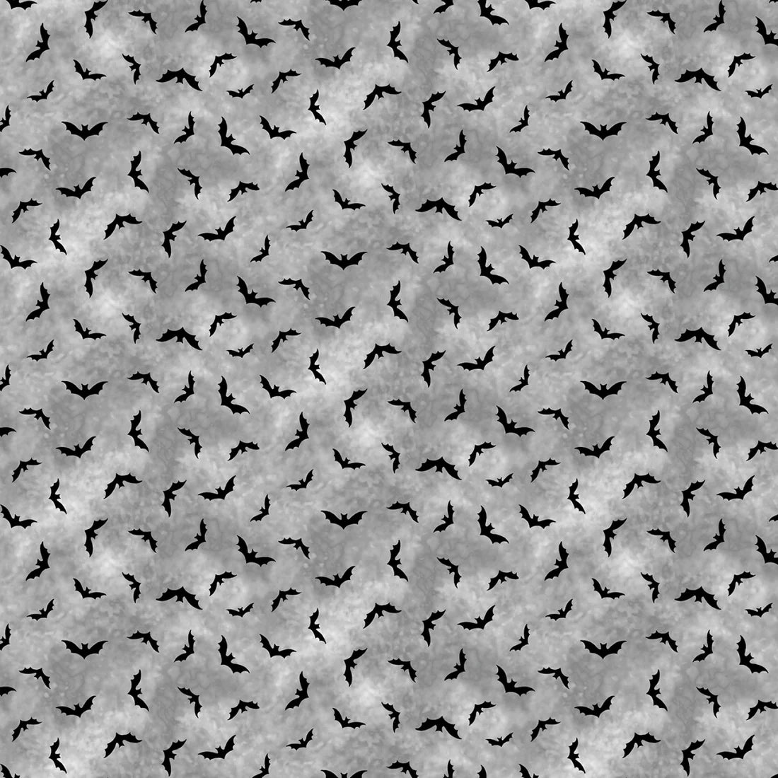 Michael Miller Bats All Folks Gray Cotton Fabric