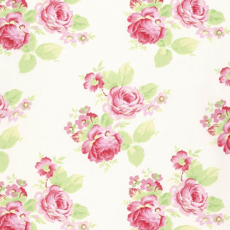 Free spirit, pattern, Lola roses, color white
