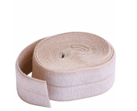 ByAnnie Fold-over Elastic 3/4in x 2yd Natural