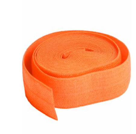 ByAnnie Fold-over Elastic 3/4in x 2yd Pumpkin