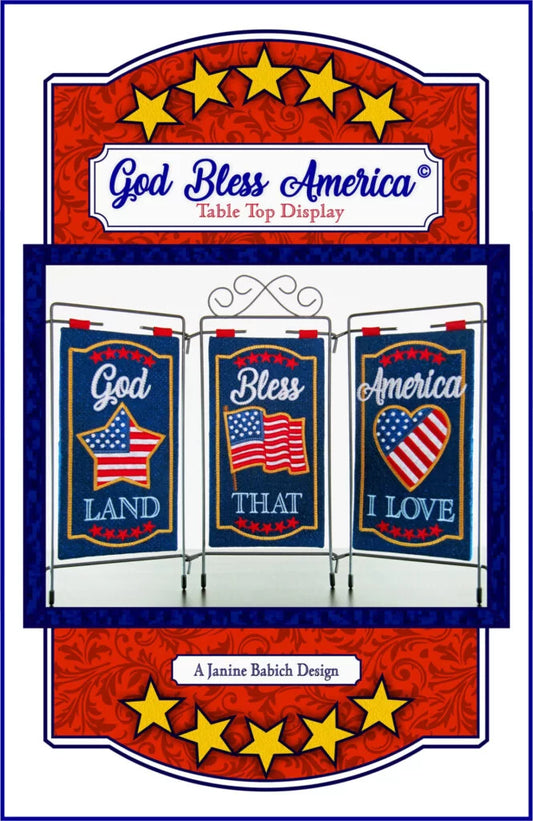 God Bless America Table Top Display