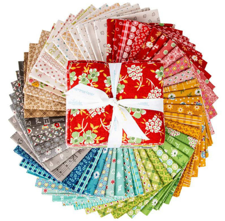 Hometown Holiday Fat Quarter Bundle by Lori Holt for Riley Blake Designs