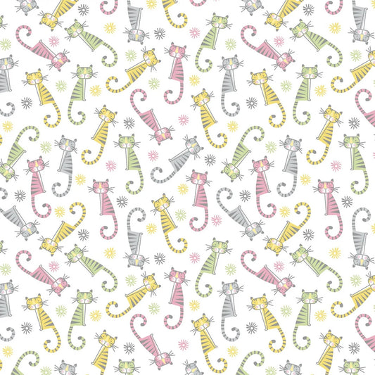 Adorable Tigers Pink/White