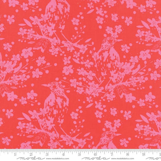 Moda Painted Garden 11811-18 FLORAL ON PINK