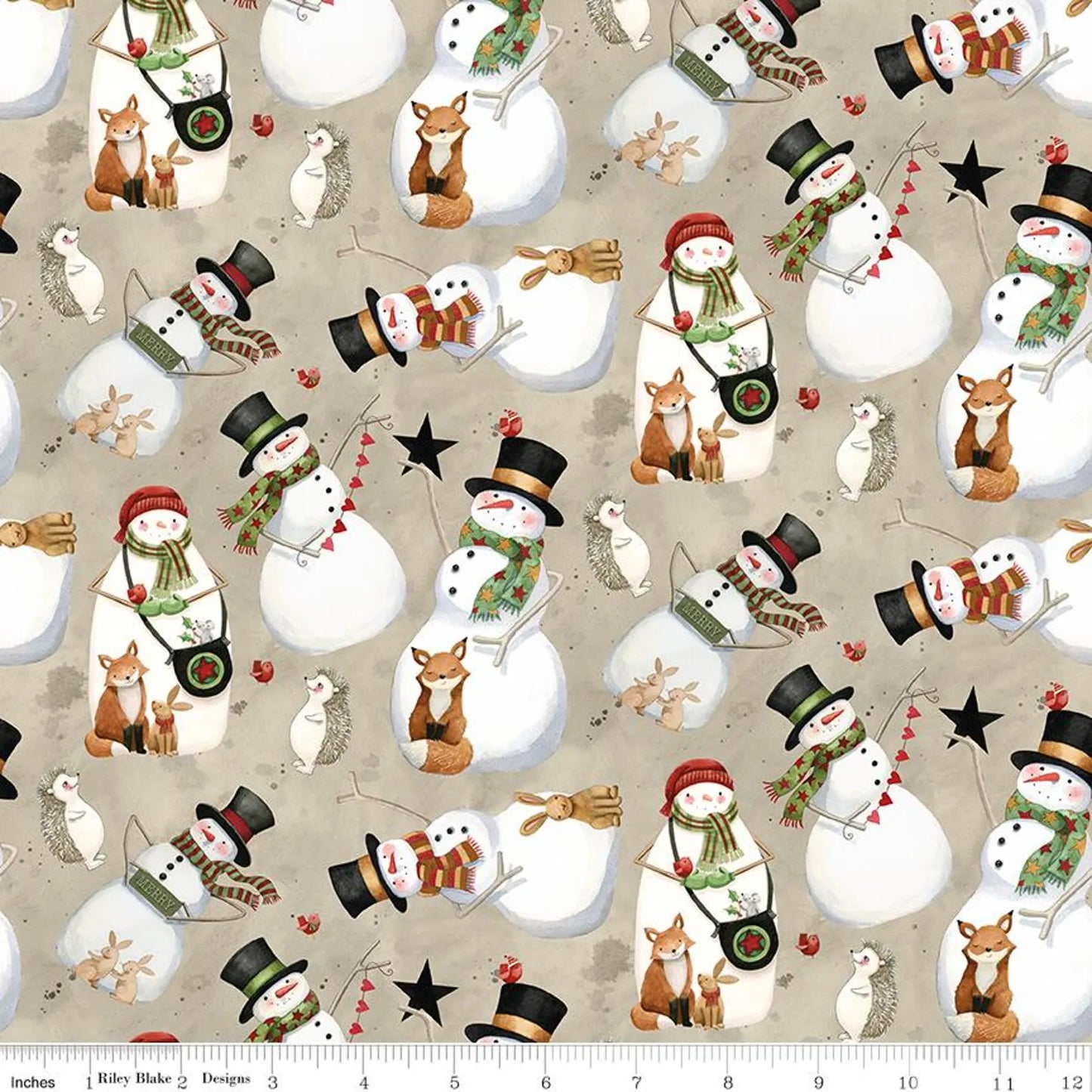Riley Blake Northern Christmas - Neutral C17831