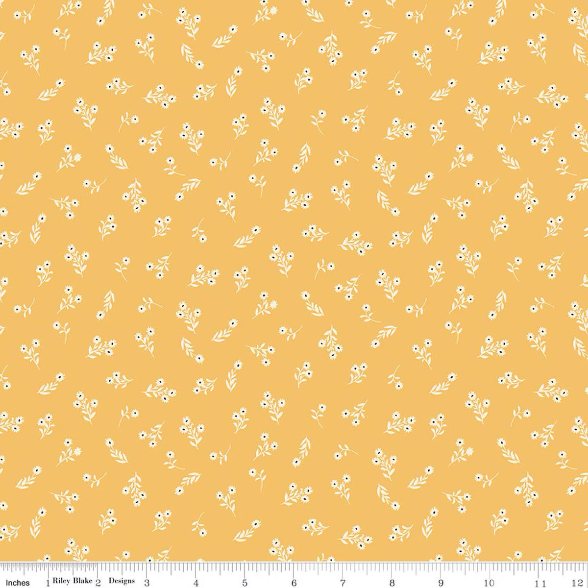 Riley Blake C17943 - Marigold  Lil' Farm friends by Kelsey Carlson