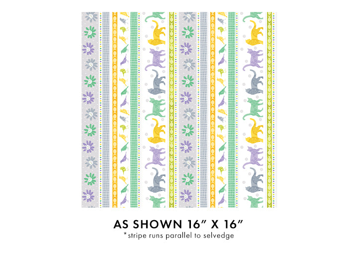 Kitty Sunshine Stripe Jade/Multi