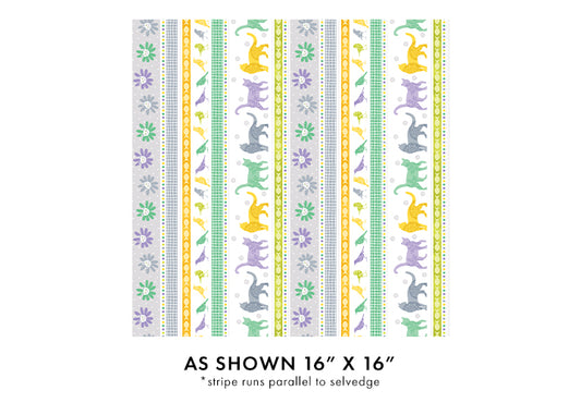 Kitty Sunshine Stripe Jade/Multi