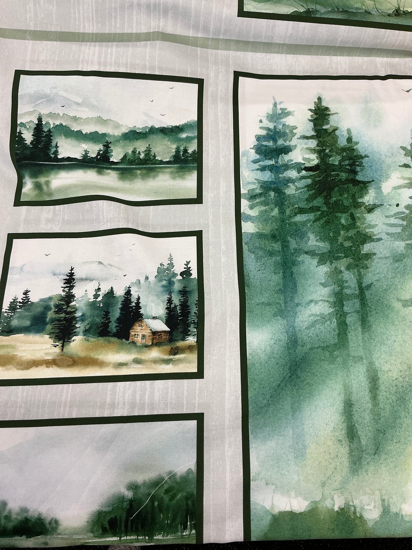 Misty Vistas Mint Blender Fabric
