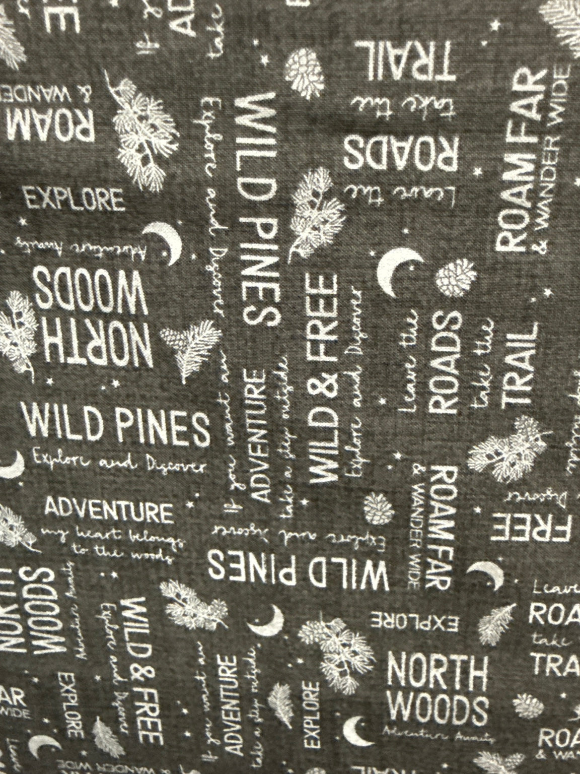 Fabric Print 59026 Gray
