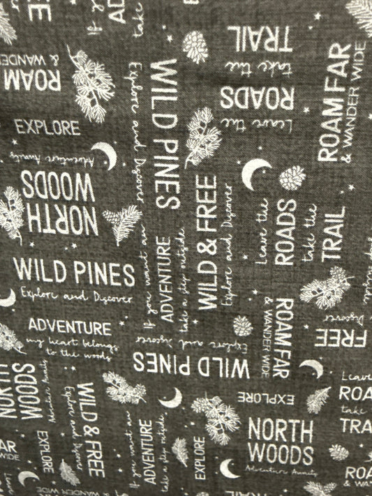 Fabric Print 59026 Gray