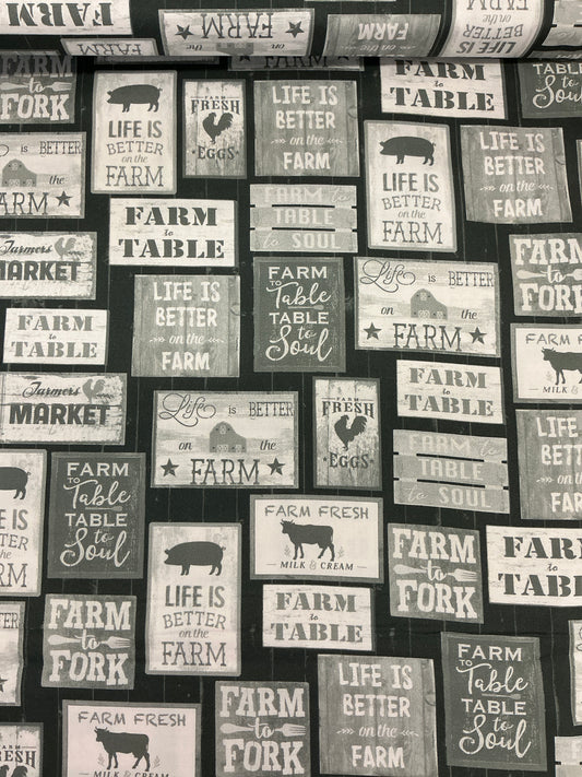 Farm To Table Gray